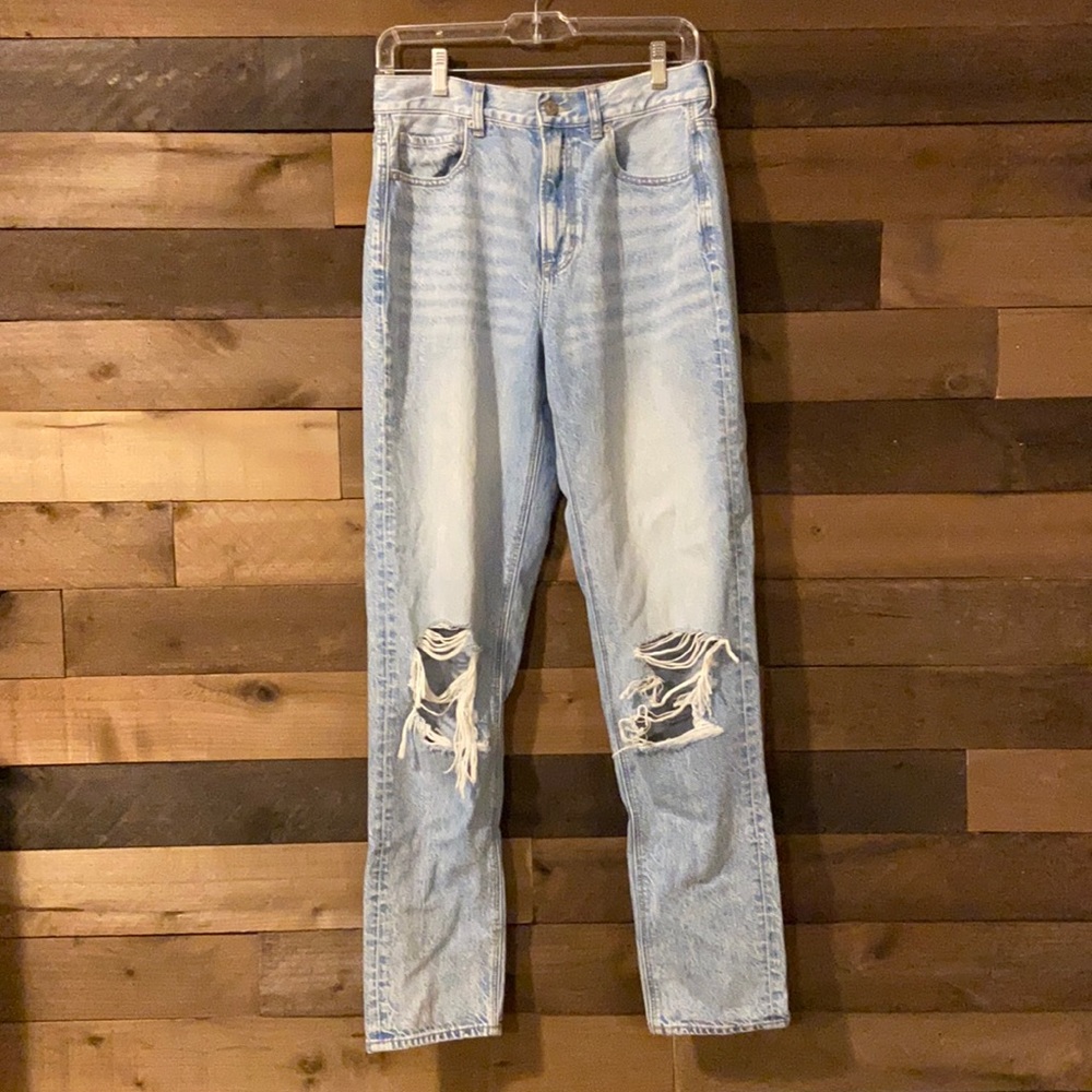 AE Extra Long Mom Jeans